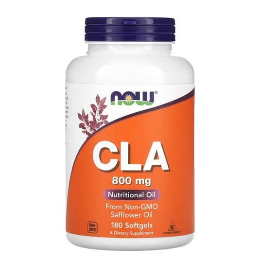 CLA, 800mg, 180 softgels, NOW Foods - Vitax.ro