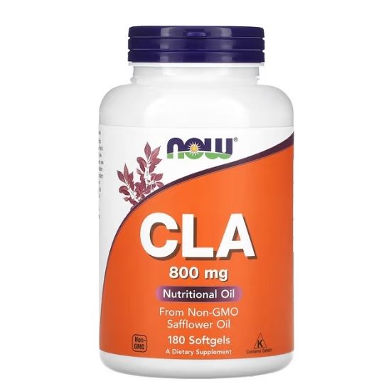 CLA, 800mg, 180 softgels, NOW Foods - Vitax.ro