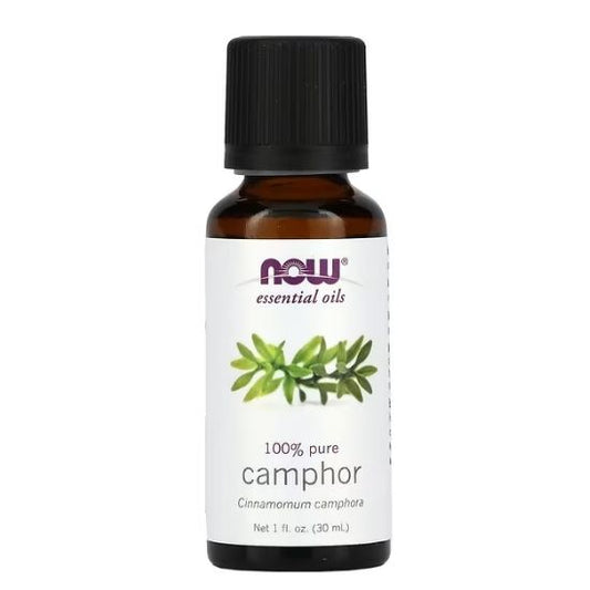 Essential Oil, Camphor Oil, 30 ml, NOW Foods - Vitax.ro