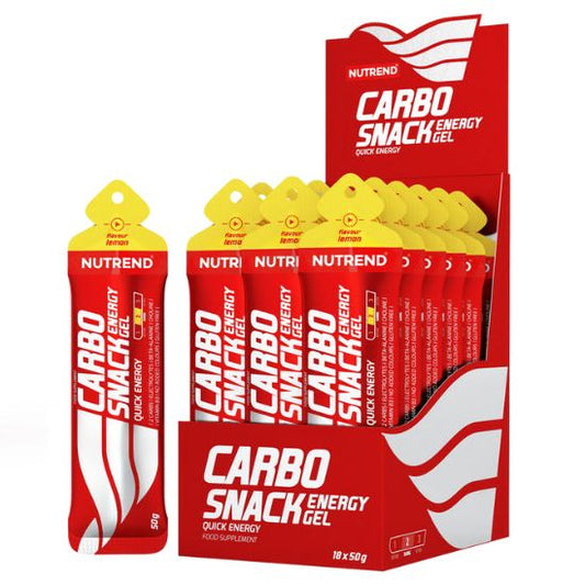 Carbosnack Sachet, 18 x50g, Lemon, Nutrend - Vitax.ro
