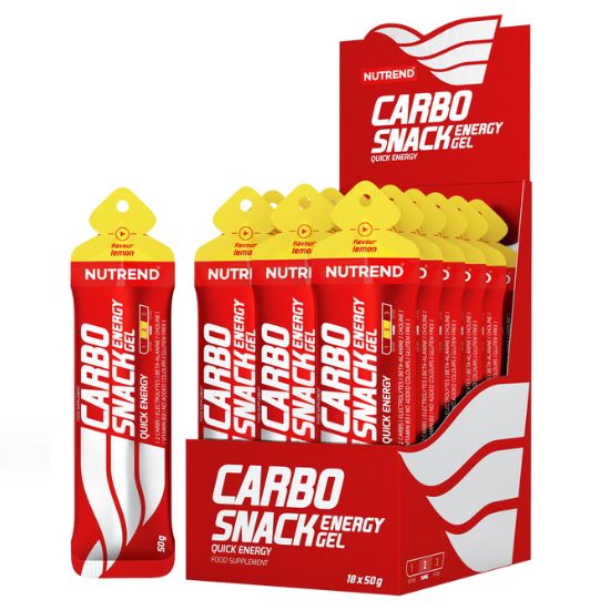 Carbosnack Sachet, 18 x50g, Lemon, Nutrend - Vitax.ro