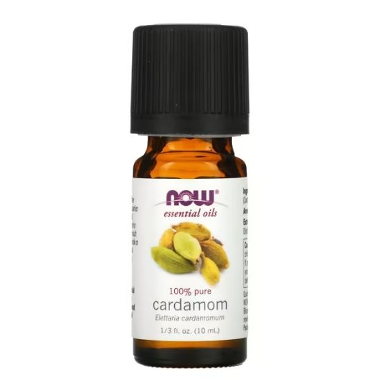 Essential Oil, Cardamom Oil, 10 ml, NOW Foods - Vitax.ro