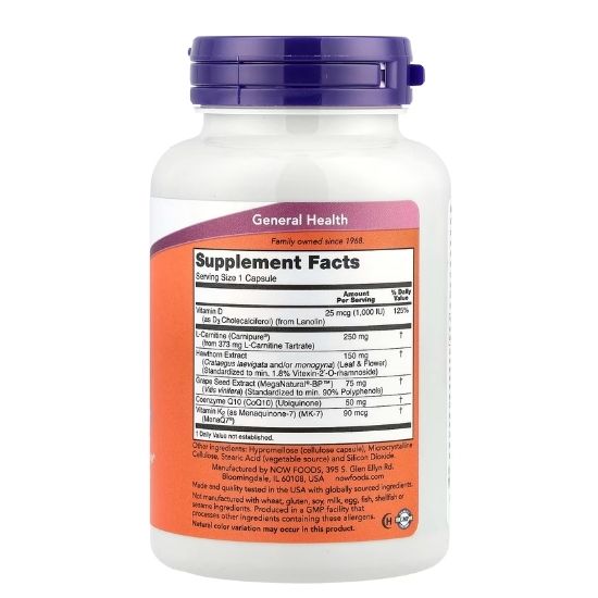Clinical Cardio, 90 vcaps, NOW Foods - Vitax.ro
