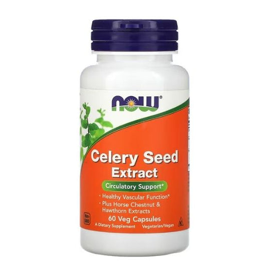 Celery Seed Extract, 60 vcaps, NOW Foods - Vitax.ro