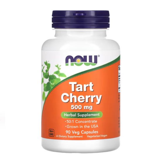 Tart Cherry, 500mg, 90 vcaps, NOW Foods - Vitax.ro