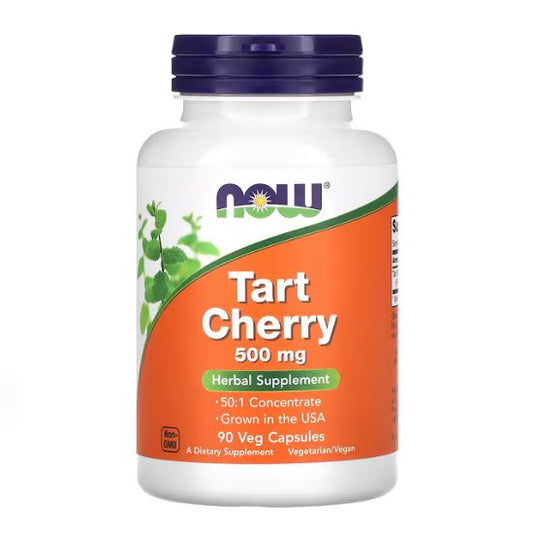Tart Cherry, 500mg, 90 vcaps, NOW Foods - Vitax.ro