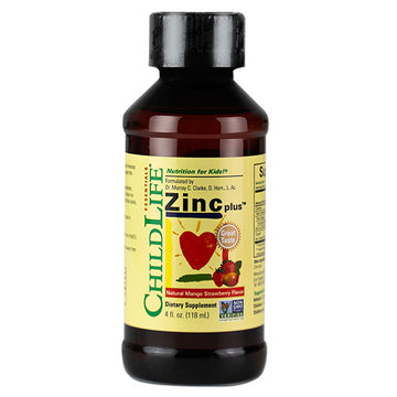 Zinc Plus, Natural Mango Strawberry, 118 ml, Childlife Essentials