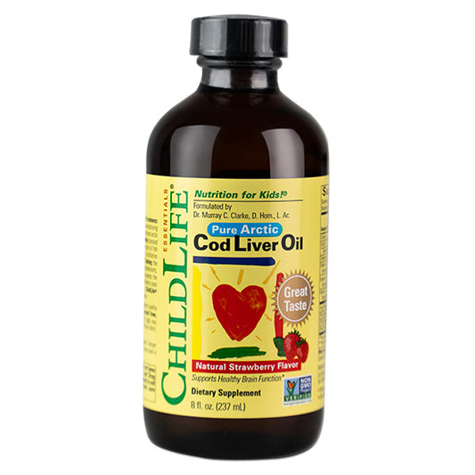 Cod Liver Oil, Gust de Capsune, 237ml, Childlife Essentials
