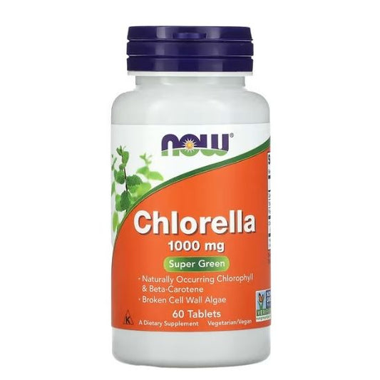 Chlorella, 1000mg, 60 tabs, NOW Foods - Vitax.ro