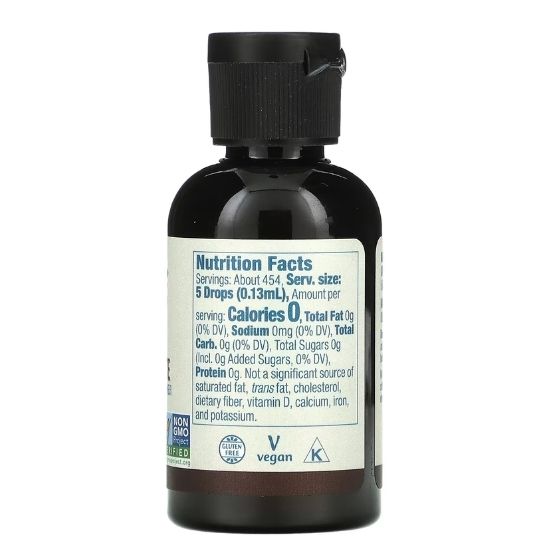 Better Stevia Liquid, Dark Chocolate, 59 ml, NOW Foods - Vitax.ro