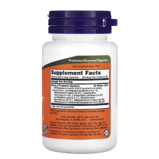 Clinical GI Probiotic, 60 vcaps, NOW Foods - Vitax.ro