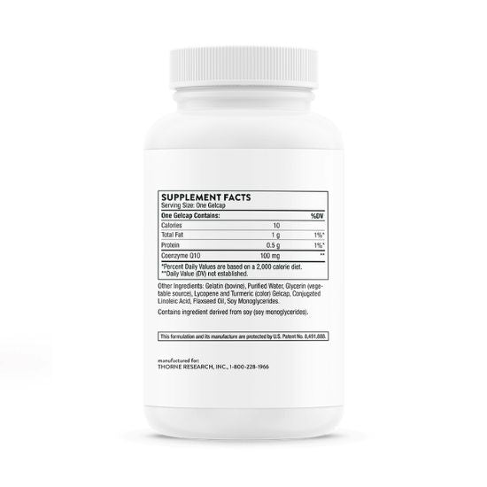CoQ10, 100 mg, 60 Gelcaps, Thorne Research - Vitax.ro