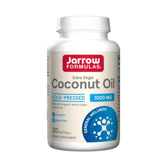 Coconut Oil Extra Virgin 1000mg, Jarrow Formulas, 120 Capsule Moi - Vitax.ro