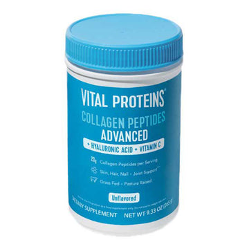 Collagen Peptides Advanced cu Hyaluronic Acid & Vitamin C, Unflavoured - 284g - Vitax.ro