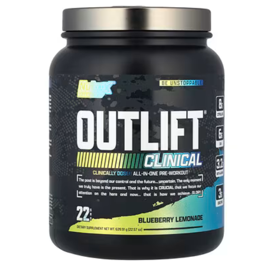 OutLift Clinical, Blueberry Lemonade, 640g, Nutrex - Vitax.ro