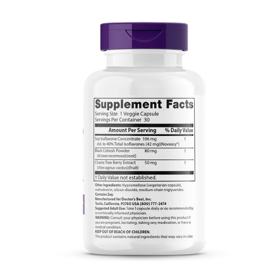 Women's Menopause Support, 30 vcaps, Doctor's Best - Vitax.ro