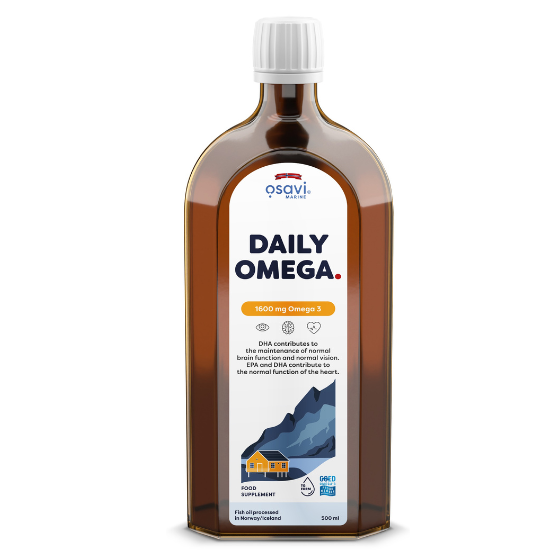 Daily Omega, 1600mg Omega 3, 500 ml, Osavi - Vitax.ro