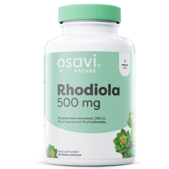 Rhodiola, 500mg, 120 vegan caps, Osavi - Vitax.ro