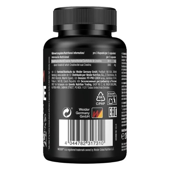 Creatine HCl, 150 caps, Weider