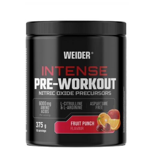 Intense Pre-Workout, Fruit Punch, 375g, Weider - Vitax.ro