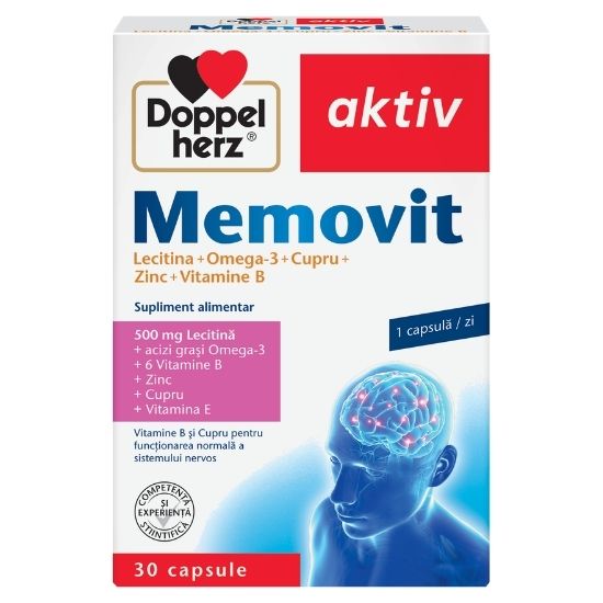 Memovit, 30 capsule, Doppelherz - Vitax.ro