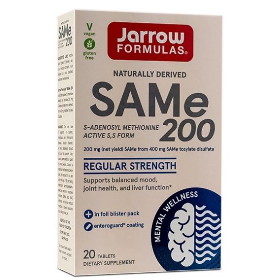 SAMe 200, 20 tabs, Jarrow Formulas - Vitax.ro