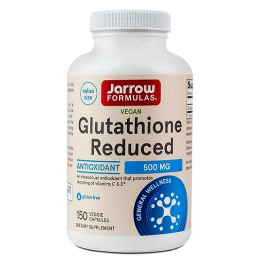 Glutathione Reduced 500mg, 150 vcaps, Jarrow Formulas - Vitax.ro