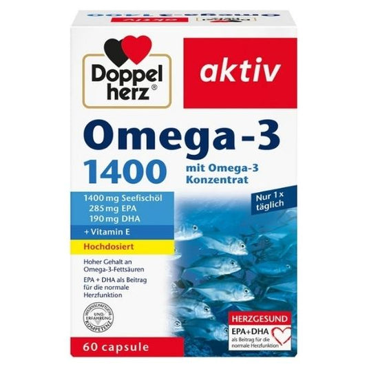 Omega 3, 1400 mg, 60 capsule, Doppelherz - Vitax.ro
