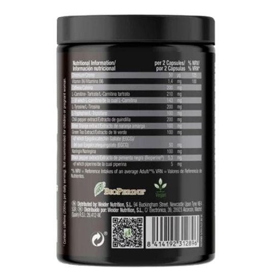 Ultra Burner, 120 capsule, Weider | Vitax.ro