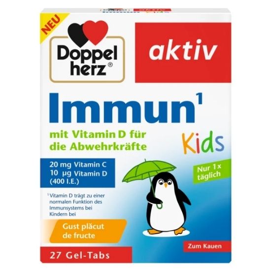 Immun Kids, 27 comprimate masticabile, Doppelherz | Vitax.ro