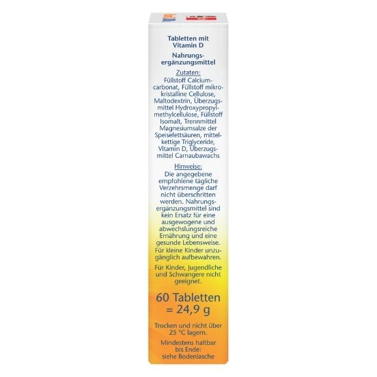 Vitamina D 2000 UI, 60 comprimate, Doppelherz
