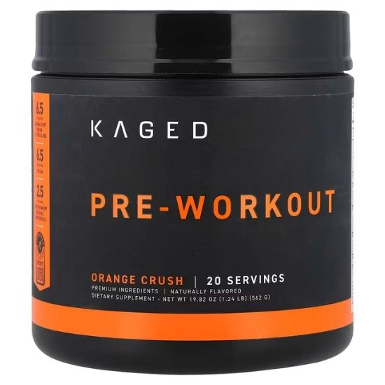 Pre-Workout, Orange Crush, 588g, Kaged Muscle