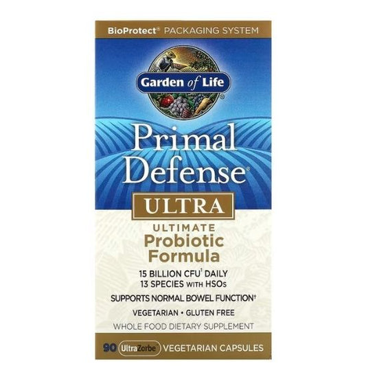 Primal Defense Ultra, Ultimate Probiotic Formula, 90 vcaps, Garden of Life - Vitax.ro