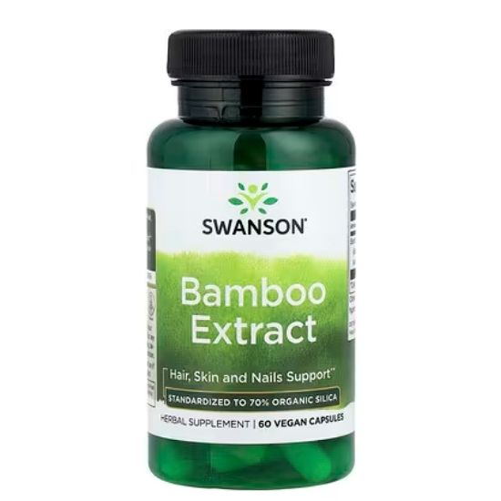 Bamboo Extract, 60 vcaps, Swanson - Vitax.ro