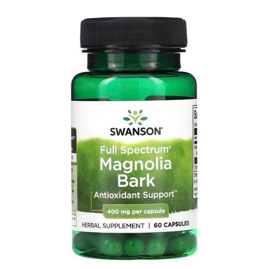 Magnolia Bark, 400mg, 60 caps, Swanson - Vitax.ro