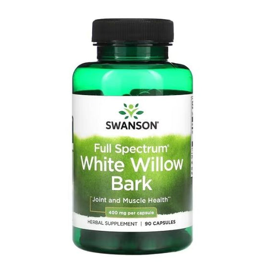 White Willow Bark, 400mg, 90 caps, Swanson - Vitax.ro