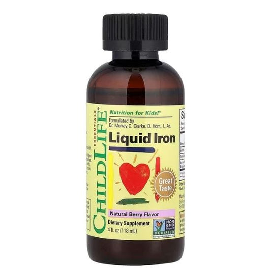 Liquid Iron 10mg, Gust de Fructe, 118 Ml, Childlife Essentials - Vitax.ro
