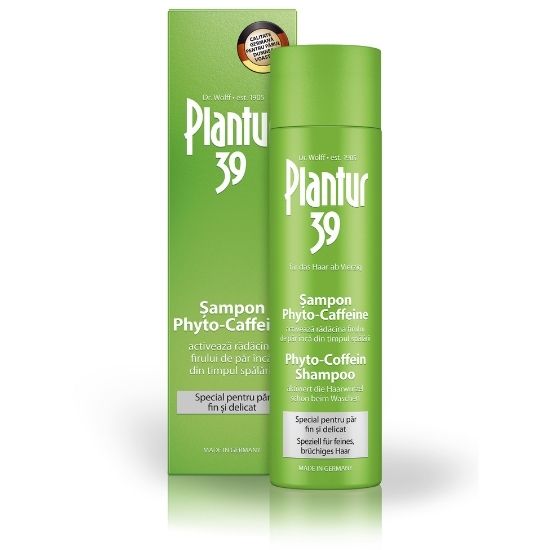 Plantur 39 Phyto-Caffeine - Sampon pentru par fin si delicat, 250ml, Plantur - Vitax.ro
