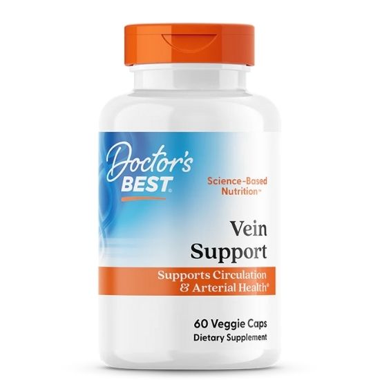 Vein Support with DiosVein and MenaQ7, 60 vcaps, Doctor's Best - Vitax.ro