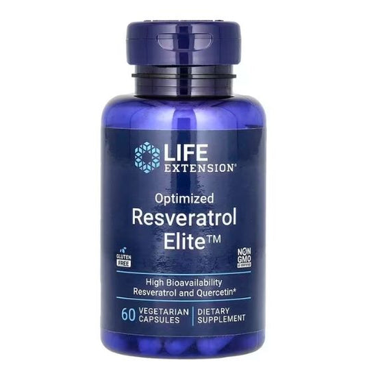 Optimized Resveratrol, 60 vcaps, Life Extension - Vitax.ro