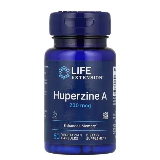 Huperzine A 200mcg, 60 vcaps, Life Extension - Vitax.ro
