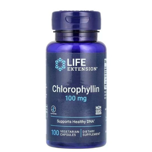 Chlorophyllin, 100mg, 100 vcaps, Life Extension - Vitax.ro