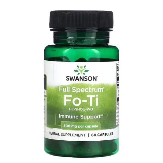Full Spectrum Fo-Ti, 500mg, 60 caps, Swanson - Vitax.ro