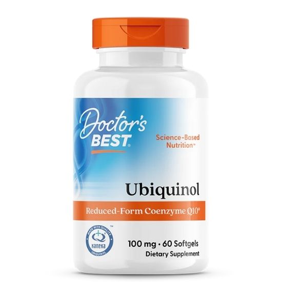 Ubiquinol cu Kaneka QH, 100mg, 60 softgels, Doctor's Best - Vitax.ro