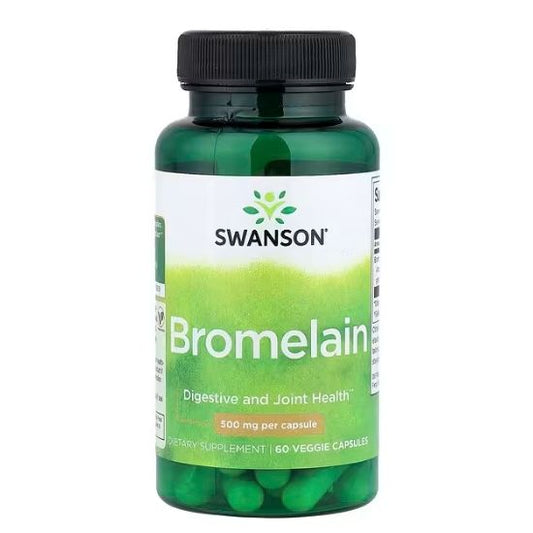 Bromelain, 500mg, 60 vcaps, Swanson - Vitax.ro