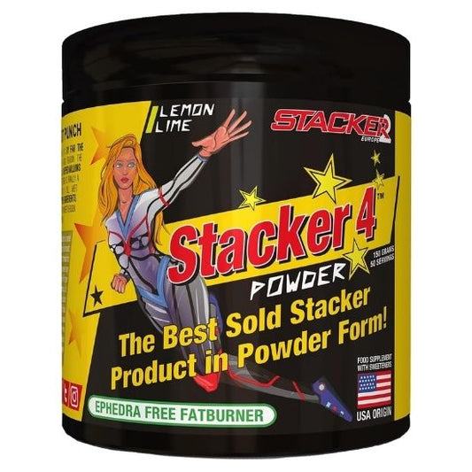 Stacker 4 Powder, Lemon Lime, 150g, Stacker2 Europe - Vitax.ro