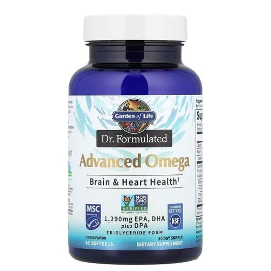 Dr. Formulated Advanced Omega, Citrus, 60 softgels, Garden of Life - Vitax.ro