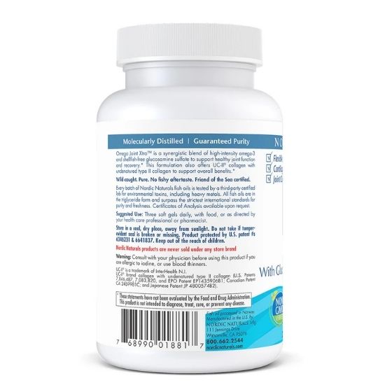 Omega Joint Xtra, 1065mg, 90 softgels, Nordic Naturals - Vitax.ro