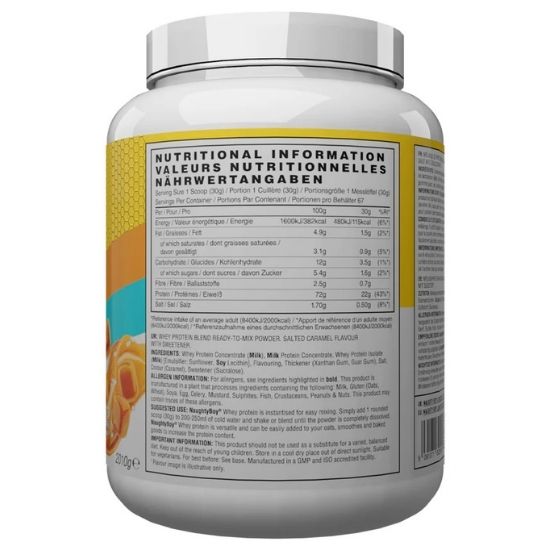 Advanced Whey, Salted Caramel, 2010g, Naughty Boy - Vitax.ro