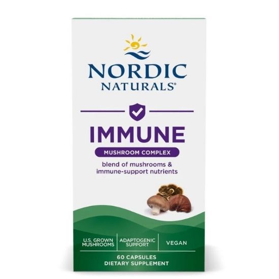 Immune Mushroom Complex, 60 vcaps, Nordic Naturals - Vitax.ro